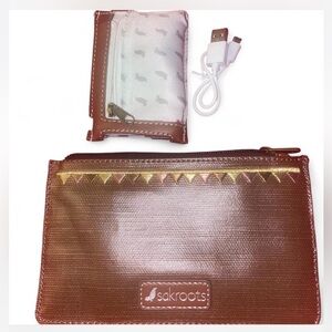 Sakroots Large Wallet With snap in Charging Bank Like New
